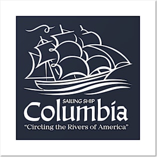 Sailing Ship Columbia Posters and Art